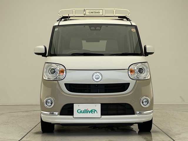 ダイハツ ムーヴ キャンバス G メイクアップ リミテッド　SAⅢ 愛知県 2020(令2)年 5.6万km パールホワイトⅢ/ナチュラルベージュマイカメタリック 2トーン 純正8型ナビ/全方位カメラ/両側パワースライドドア/バックカメラ/コーナーセンサー/LEDヘッドライト/オートマチックハイビーム/キャリー/ドライブレコーダー/ETC/フルセグ/CD DVD/Bluetooth/衝突軽減システム/ステアリングスイッチ/スマートキー/プッシュスタート