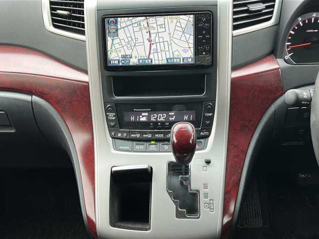 トヨタ ヴェルファイア 3．5Z 秋田県 2009(平21)年 6.2万km ブラック 純正HDDナビ/純正CD、DVD、TV/社外20インチAW/バックカメラ/前後コーナーセンサー/４WD/スペアキー/ETC/取説、保証書