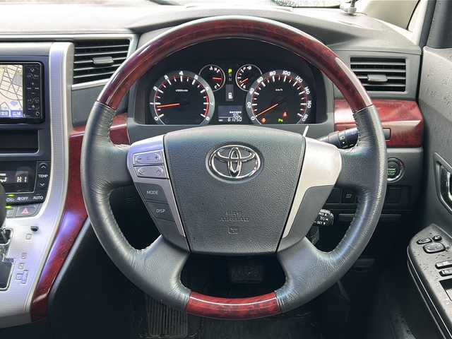 トヨタ ヴェルファイア 3．5Z 秋田県 2009(平21)年 6.2万km ブラック 純正HDDナビ/純正CD、DVD、TV/社外20インチAW/バックカメラ/前後コーナーセンサー/４WD/スペアキー/ETC/取説、保証書