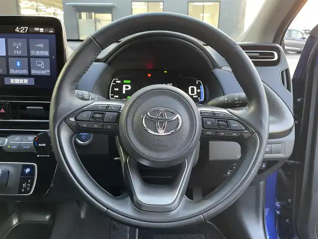 トヨタ アクア Z 滋賀県 2023(令5)年 2.9万km ダークブルーマイカM 純正10.5インチナビ/AM/FM/Bluetooth/パノラミックビューモニター/ビルトインETC/セーフティセンス/・プリクラッシュセーフティ/・レーントレーシングアシスト/・レーダークルーズコントロール/・オートマチックハイビーム/・ロードサインアシスト/パーキングサポートブレーキ/LEDヘッドライト/オートライト/ブラインドスポットモニター/ハーフレザーシート/D席パワーシート/D/N席シートヒーター/クリアランスソナー/プッシュスタート/スマートキー/前後ドライブレコーダー