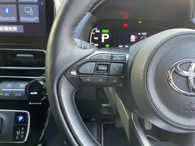 トヨタ アクア Z 滋賀県 2023(令5)年 2.9万km ダークブルーマイカM 純正10.5インチナビ/AM/FM/Bluetooth/パノラミックビューモニター/ビルトインETC/セーフティセンス/・プリクラッシュセーフティ/・レーントレーシングアシスト/・レーダークルーズコントロール/・オートマチックハイビーム/・ロードサインアシスト/パーキングサポートブレーキ/LEDヘッドライト/オートライト/ブラインドスポットモニター/ハーフレザーシート/D席パワーシート/D/N席シートヒーター/クリアランスソナー/プッシュスタート/スマートキー/前後ドライブレコーダー