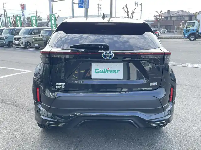 トヨタ ヤリスクロス ハイブリッド Z 愛媛県 2024(令6)年 1.4万km ブラックマイカ モデリスタエアロ/ディスプレイオーディオ/（AppleCarPlay/AndroidAuto）/アラウンドビューモニター　/レーダークルーズコントロール　/シートヒーター　/ステアリングヒーター　/衝突軽減システム　/LEDヘッドライト/オートハイビーム　/ブレーキホールド/前後コーナーセンサー/横滑り防止装置/レーンキープアシスト/盗難防止装置/純正18インチAW/スマートキー/USB・TypeC入力端子/ドライブ&EVモード選択