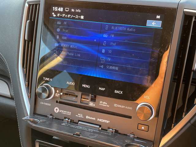 スバル フォレスター ハイブリッド アドバンス 新潟県 2021(令3)年 1.5万km クリスタルブラックシリカ 4WD/純正HDDナビ(CN-FX800D)/CD/DVD/BD/BT/フルセグテレビ/フロント/サイドカメラ/SDミュージックサーバー/ETC/衝突被害軽減ブレーキ/レーンキープアシスト/レーダークルーズコントロール/半革シート/パワーシート/シートヒーター/ステアリングヒーター/ステアリングスイッチ/パドルシフト/コーナーセンサー/スマートキー/プッシュスタート/LEDヘッドライト/オートライト/フォグランプ/純正１８インチアルミホイール