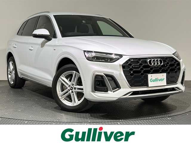 アウディ アウディ Ｑ５ 40TDIクワトロ Sライン 愛媛県 2021(令3)年 1.7万km グレイシアホワイトメタリック バーチャルコックピット/純正ナビゲーション/全方位カメラ/ETC/前後ドライブレコーダー/ACC/レーンキープアシスト/ブラインドスポットモニター/ハーフレザーシート/全席シートヒーター/前席パワーシート/ハンドルヒーター/置くだけ充電/オートホールド/プッシュスタート/スマートキー