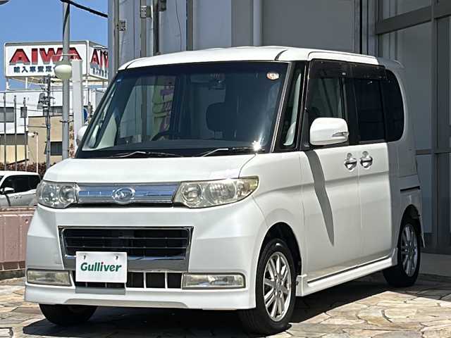 ダイハツ タント カスタム X リミテッド 静岡県 2010(平22)年 8.9万km パールホワイトⅢ 【落札禁止】