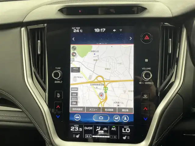 スバル アウトバック リミテッドEX 熊本県 2022(令4)年 2.1万km クリスタルブラックシリカ 禁煙車　/４WD/純正ナビ（フルセグ・ＢＴ・ＡＵＸ・ｉｐｏｄ）/バックカメラ　/純正前方ドライブレコーダー　/ビルトインＥＴＣ　/レーダークルーズコントロール/後ろのみコーナーセンサー　/アイサイト　/衝突軽減ブレーキ/レーンキープアシスト/横滑り防止/アイドリングストップ/前席パワーシート/前席シートヒーター/パワーバックドア/純正フロアマット/純正１８インチAW/オートライト/LEDヘッドライト/フォグライト/スマートキー/プッシュスタート