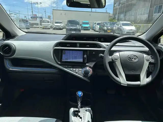 トヨタ アクア S 愛知県 2014(平26)年 8.3万km ディープアメジストマイカメタリック ワンオーナー/純正メモリナビ/Bluetooth/フルセグテレビ/ウィンカーミラー/ドアバイザー/プッシュスタート/ETC