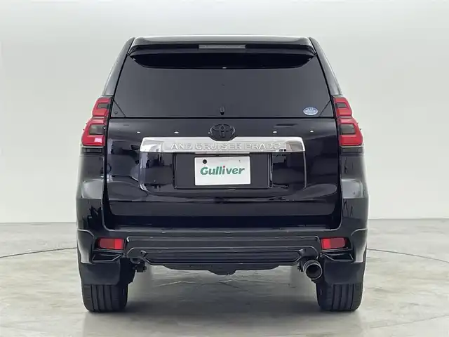 トヨタ ランドクルーザー プラド TX Lパッケージ 福岡県 2019(令1)年 4.5万km ブラック ＴＲＤエアロ　/サンルーフ　/アルパイン９型ナビ　/バックカメラ　/ＥＴＣ　/レーダークルコン　/衝突軽減　/レーンキープ　/シートヒーター／ベンチレーション　/パワーシート　/ＲＡＹＳアルミホイール　/本革　/ＬＥＤライト/冬タイヤ純正アルミホイール積込有/純正グリル積込有