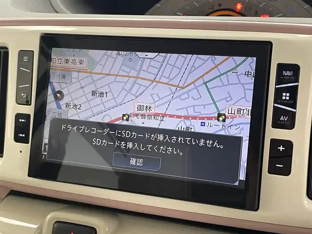 ダイハツ ムーヴ キャンバス X LTD メイクアップ SA Ⅲ 愛知県 2018(平30)年 4.9万km パールホワイトⅢ/ライトローズマイカメタリックⅡ 2トーン 純正8インチナビ/スマートアシストIII/アラウンドビューモニター/HDMI/フルセグTV/DVD/両側パワースライドドア/ETC/ドライブレコーダー/衝突被害軽減ブレーキ/オートライト/オートマチックハイビーム/禁煙車