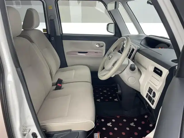 ダイハツ ムーヴ キャンバス X LTD メイクアップ SA Ⅲ 愛知県 2018(平30)年 4.9万km パールホワイトⅢ/ライトローズマイカメタリックⅡ 2トーン 純正8インチナビ/スマートアシストIII/アラウンドビューモニター/HDMI/フルセグTV/DVD/両側パワースライドドア/ETC/ドライブレコーダー/衝突被害軽減ブレーキ/オートライト/オートマチックハイビーム/禁煙車