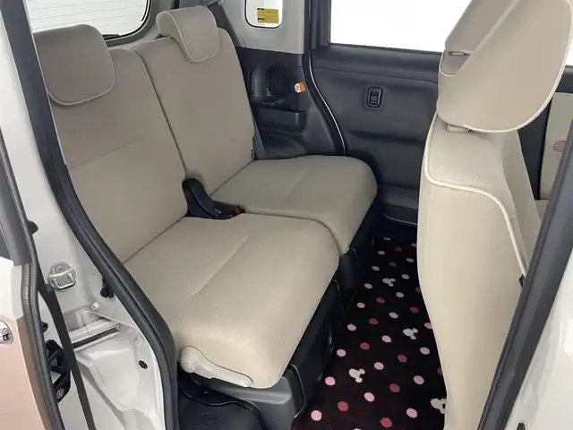 ダイハツ ムーヴ キャンバス X LTD メイクアップ SA Ⅲ 愛知県 2018(平30)年 4.9万km パールホワイトⅢ/ライトローズマイカメタリックⅡ 2トーン 純正8インチナビ/スマートアシストIII/アラウンドビューモニター/HDMI/フルセグTV/DVD/両側パワースライドドア/ETC/ドライブレコーダー/衝突被害軽減ブレーキ/オートライト/オートマチックハイビーム/禁煙車