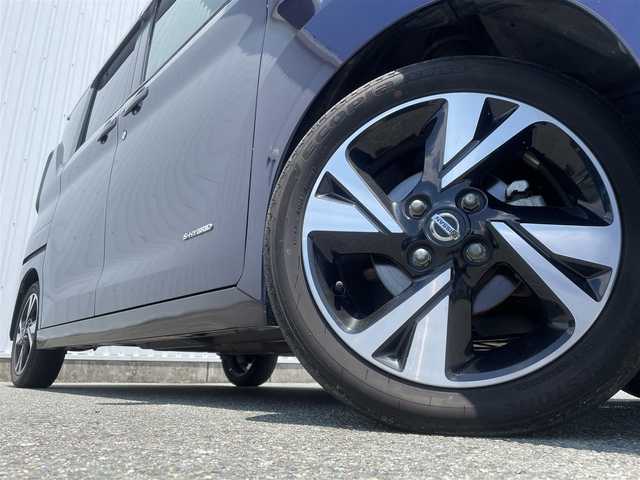 日産 ルークス HWS Gターボ プロパイロットED 福岡県 2020(令2)年 4.1万km パープルⅡ プロパイロット/エマージェンシーブレーキ/車線逸脱警報/クリアランスソナー/純正９インチナビ（ＭＭ３２０Ｄ－Ｌ）/フルセグTV/CD/DVD/BT/SD/AUX/AM/FM/アラウンドビューモニター/ハンズフリー両側パワースライドドア/レーダークルーズコントロール/純正ＡＷ/ビルトインETC/ドラレコ/LEDオートライト/フォグランプ/電動パーキング/ブレーキホールド/スマートキー/プッシュスタート/シートバックテーブル/ロールサンシェード