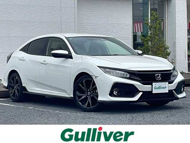 ホンダ シビック ハッチバック 千葉県 2018(平30)年 3.9万km ホワイトオーキッドパール ワンオーナー　ホンダセンシング　Ｂカメ　純正ナビ　ＶＸＭ－１８５ＶＦｉ　フルセグＴＶ　ＣＤ　Ｄ＋Ｎ席シートヒーター　ＥＴＣ　純正フロアマット　フルエアロ　純正１８インチＡＷ 保証書　取扱説明書　記録簿