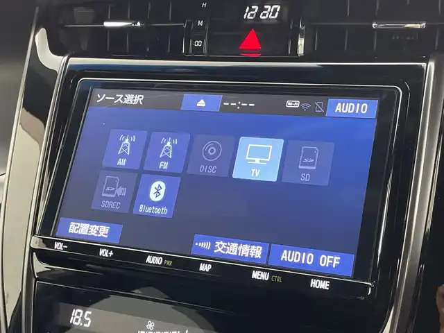 トヨタ ハリアー エレガンス GRスポーツ 新潟県 2019(令1)年 4.3万km ブラック 禁煙車/純正メモリナビ/（BT/FM/AM/フルセグT）/バックカメラ/ステアリングスイッチ/ハーフレザーシート/パワーシート/前後ドライブレコーダー/テレビキャンセラー/フロントフォグライト/電格ミラー/ウィンカーミラー/ETC