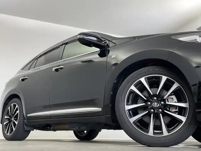 トヨタ ハリアー エレガンス GRスポーツ 新潟県 2019(令1)年 4.3万km ブラック 禁煙車/純正メモリナビ/（BT/FM/AM/フルセグT）/バックカメラ/ステアリングスイッチ/ハーフレザーシート/パワーシート/前後ドライブレコーダー/テレビキャンセラー/フロントフォグライト/電格ミラー/ウィンカーミラー/ETC