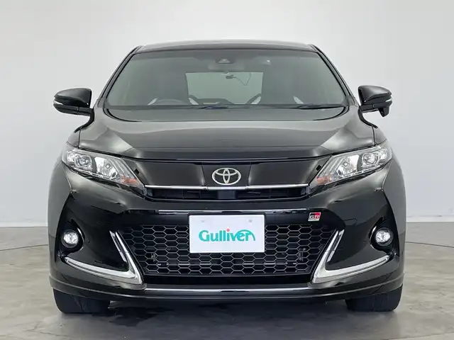 トヨタ ハリアー エレガンス GRスポーツ 新潟県 2019(令1)年 4.3万km ブラック 禁煙車/純正メモリナビ/（BT/FM/AM/フルセグT）/バックカメラ/ステアリングスイッチ/ハーフレザーシート/パワーシート/前後ドライブレコーダー/テレビキャンセラー/フロントフォグライト/電格ミラー/ウィンカーミラー/ETC