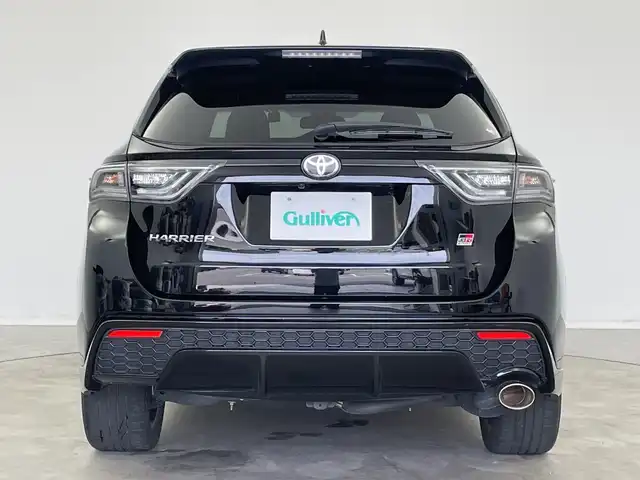 トヨタ ハリアー エレガンス GRスポーツ 新潟県 2019(令1)年 4.3万km ブラック 禁煙車/純正メモリナビ/（BT/FM/AM/フルセグT）/バックカメラ/ステアリングスイッチ/ハーフレザーシート/パワーシート/前後ドライブレコーダー/テレビキャンセラー/フロントフォグライト/電格ミラー/ウィンカーミラー/ETC