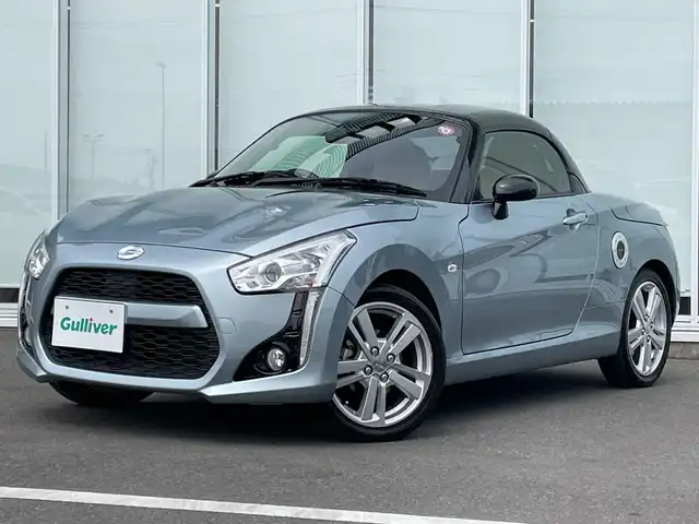 ダイハツ コペン ローブ 神奈川県 2014(平26)年 0.6万km リキッドシルバーM ・登録時5275km/・直列3気筒ICターボ/・純正LEDヘッドライト/・シートヒーター/・アイドリングストップ/・スマートキー/・スペアキー