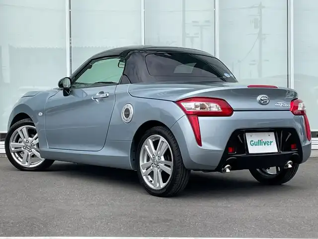 ダイハツ コペン ローブ 神奈川県 2014(平26)年 0.6万km リキッドシルバーM ・登録時5275km/・直列3気筒ICターボ/・純正LEDヘッドライト/・シートヒーター/・アイドリングストップ/・スマートキー/・スペアキー