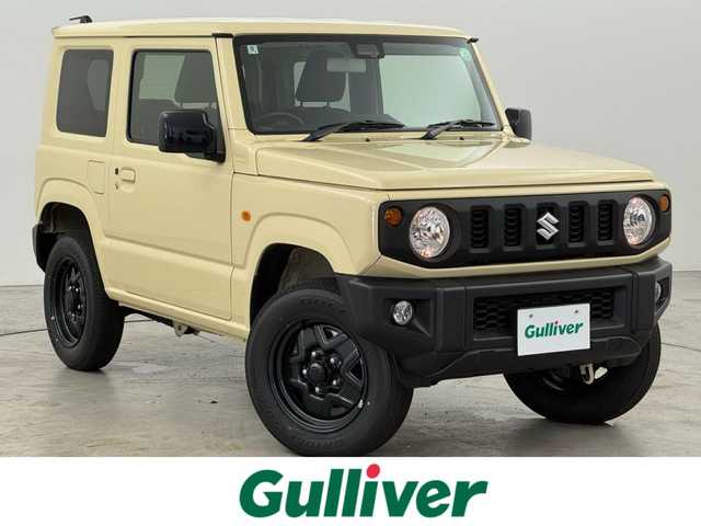 スズキ ジムニー XL 福岡県 2024(令6)年 0.6万km シフォンアイボリーM プッシュスタート　/コーナーセンサー　/衝突被害軽減ブレーキ　/レーンキープ　/アイドリングストップ　/ヒルディセントコントロール　/シートヒーター　/ヒーテッドドアミラー　/純正１６インチＡＷ　/ＬＥＤヘッドライト