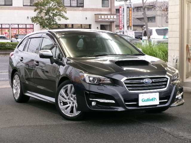 スバル レヴォーグ 1．6GT アイサイト Sスタイル 岡山県 2018(平30)年 0.8万km ダークグレーメタリック 【 EyeSight Ver.3 】/・ツーリングアシスト/・プリクラッシュブレーキ/・全車速追従機能付クルーズコントロール/・アクティブレーンキープ/・AT誤発進抑制制御/・AT誤後進抑制制御/・車線逸脱警報/・ふらつき警報/・先行車発進お知らせ/・定速クルーズコントロール/ワンオーナー/純正8インチSDナビ/フルセグテレビ/フロント・サイド・バックカメラ/Bluetooth/USB/DVD再生可能/デジタルインナーミラー/運転席パワーシート/前席シートヒーター/ドライブレコーダー/リアソナー/オートライト/LEDヘッドライト/ETC/純正18AW/純正フロアマット/ウィンカーミラー/スマートキー2個