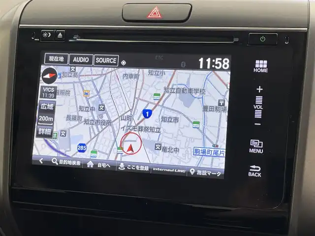ホンダ フリード＋ ハイブリット EX 愛知県 2017(平29)年 4.9万km ホワイトオーキッドパール 純正ナビ　バックカメラ　ＨＤＭＩ　禁煙　両側パワスラ　黒ハーフレザー　シートヒーター　ホンダセンシング　衝突軽減　ＬＥＤオートライト　誤発進抑制　追従クルコン　レーンキープ　フルセグ　ＤＶＤ　フォグ