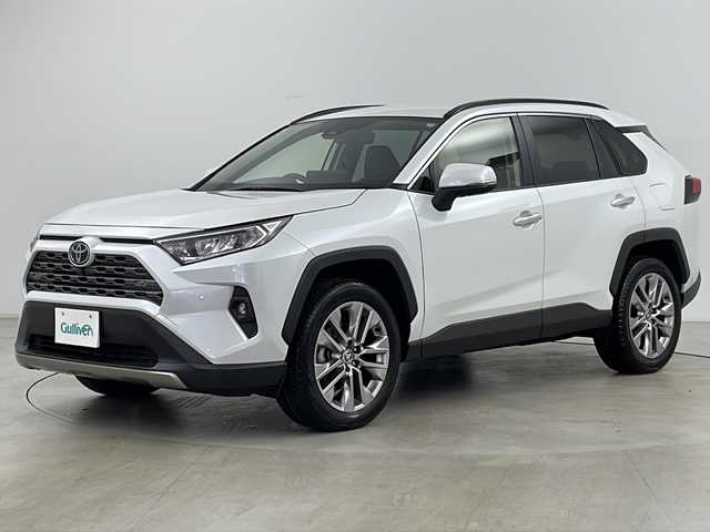 トヨタ ＲＡＶ４ G Zパッケージ 道央・札幌 2024(令6)年 1.3万km プラチナホワイトパールマイカ ・4WD/・寒冷地仕様/・純正ナビ/　BT/Miracast/・フルセグTV/・バックカメラ/・全方位カメラ/・ToyotaSafetySense/　プリクラッシュセーフティ/　レーントレーシングアシスト/　レーダークルーズコントロール/　オートマチックハイビーム/　ロードサインアシスト/・パーキングサポートブレーキ/・レザーシート/・前席パワーシート/・前席シートヒーター/・前席ベンチレーション/・パワーバックドア/・デジダルインナーミラー/・革巻ステアリング/・ステアリングヒーター/・オートライト/・LEDヘッドライト/・フォグランプ/・社外フロアマット/・スマートキー/・ビルトインETC