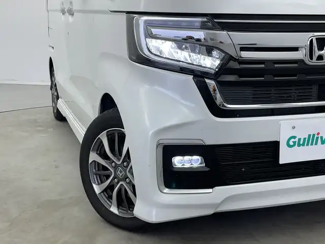 ホンダ Ｎ ＢＯＸ カスタム L 新潟県 2023(令5)年 6.2万km プラチナホワイトパール ワンオーナー/KENWOODメモリナビ【MDV-D708BT】/　フルセグTV/Bluetooth/CD/DVD/衝突被害軽減ブレーキ/レーンキープアシスト/レーダークルーズコントロール/前席シートヒーター/コーナーセンサー/片側パワースライドドア/バックモニター/アイドリングストップ/LEDヘッドライト/オートマチックハイビーム/ステアリングスイッチ