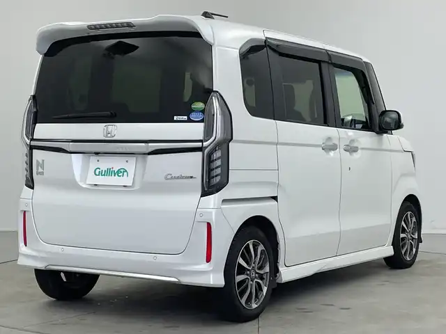 ホンダ Ｎ ＢＯＸ カスタム L 新潟県 2023(令5)年 6.2万km プラチナホワイトパール ワンオーナー/KENWOODメモリナビ【MDV-D708BT】/　フルセグTV/Bluetooth/CD/DVD/衝突被害軽減ブレーキ/レーンキープアシスト/レーダークルーズコントロール/前席シートヒーター/コーナーセンサー/片側パワースライドドア/バックモニター/アイドリングストップ/LEDヘッドライト/オートマチックハイビーム/ステアリングスイッチ