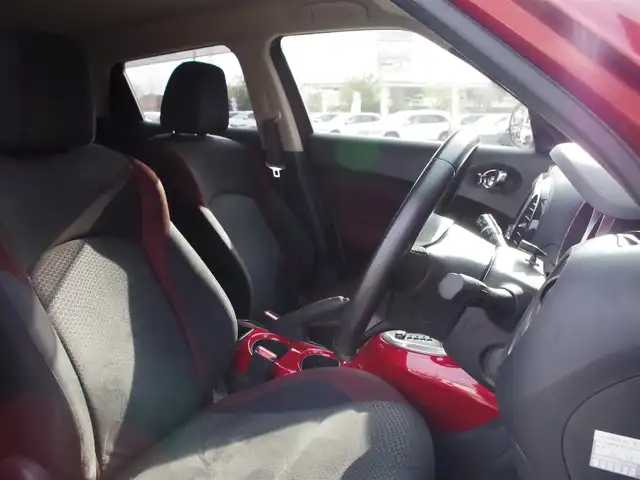 日産 ジューク 15RX タイプV 埼玉県 2013(平25)年 4.1万km 赤 社外ナビ(ミツビシ)/社外ホイール(CLAw-x1)/ワンセグTV/Bluetooth/バックカメラ/ETC/オートライト/電動格納ミラー