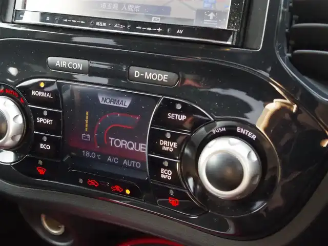 日産 ジューク 15RX タイプV 埼玉県 2013(平25)年 4.1万km 赤 社外ナビ(ミツビシ)/社外ホイール(CLAw-x1)/ワンセグTV/Bluetooth/バックカメラ/ETC/オートライト/電動格納ミラー