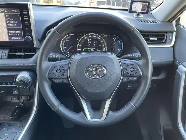 トヨタ ＲＡＶ４ ハイブリッドG 道南・函館 2021(令3)年 4.5万km ホワイトパールクリスタルシャイン /純正ナビ//フルセグＴＶ//ドライブレコーダー//全周囲カメラ//ＴＲＤエアロ//クルーズコントロール//ブラインドスポットモニター//パワーバックドア//レーンキープアシスト//コーナーセンサー//オートハイビーム//オートライト//衝突軽減ブレーキ//パワーシート//シートヒーター//ステアリングヒーター//フロアマット//ＥＴＣ//スマートキー