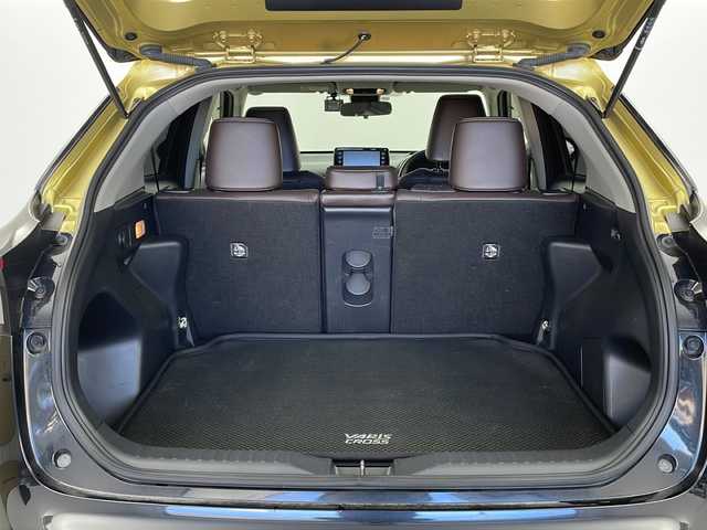 トヨタ ヤリスクロス ハイブリッド Z 栃木県 2021(令3)年 3.8万km ブラスゴールドメタリック/ブラックマイカ 2トーン トヨタセーフティセンス/・プリクラッシュセーフティ/・レーントレーシングアシスト/・レーンディパーチャーアラート/・ロードサインアシスト/・レーダークルーズコントロール/・オートマチックハイビーム/・先行車発進アラーム/・プロアクティブドライビングアシスト/・レーンチェンジアシスト/・緊急時操舵支援/禁煙車/4WD/純正ディスプレイオーディオ/シートヒーター/パワーシート/社外ドラレコ/アドバンスパークド/オートライト/オートエアコン/全方位カメラ/ブラインドスポットモニター/スマートキー/プッシュスタート/USB接続/ETC/純正ドアバイザー/純正フロアマット