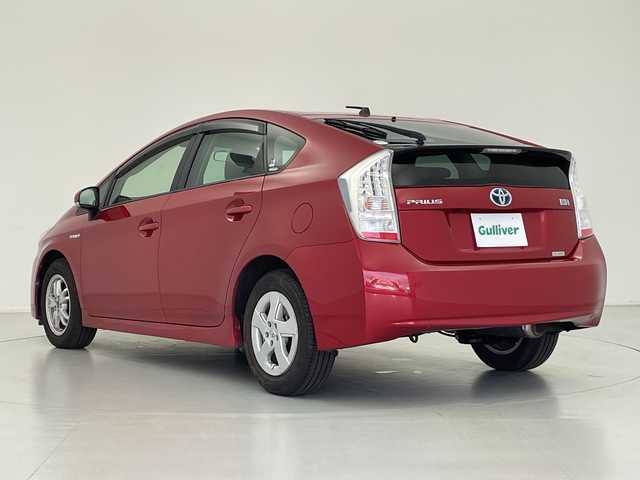 トヨタ プリウス S 愛知県 2009(平21)年 7.3万km レッドマイカメタリック ７インチナビ/・AM/FM/ワンセグ/CD/バックカメラ/プッシュスタート/ステアリングリモコン/横滑り防止機能/ビルトインETC/カーテンエアバック/オートライト/フォグライト/スマートキー/純正フロアマット/ドアバイザー