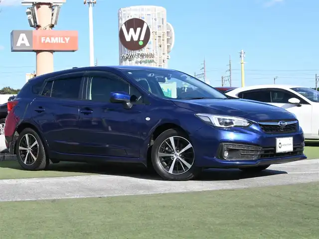 スバル インプレッサ スポーツ 1．6i－Lアイサイト 千葉県 2021(令3)年 0.9万km ラピスブルーP アイサイト/スバルリヤビークルディテクション/純正ナビ/地デジTV/【DVD/CD再生機能　Bluetooth接続】/フロント/サイド/バックカメラ/ドライブレコーダー/革巻きステアリング/パドルシフト/ETC/LEDヘッドライト/フォグライト/リアコーナーセンサー/純正16インチアルミホイル/サイド/カーテンエアバッグ/キーレスアクセス