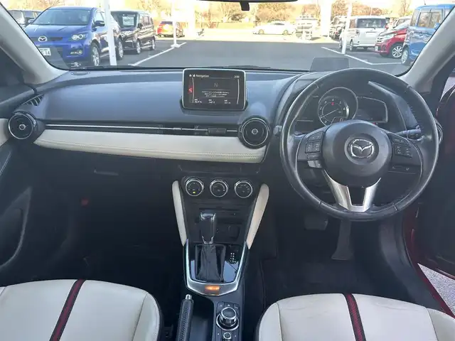 マツダ デミオ XD ツーリング Lパッケージ 栃木県 2014(平26)年 7.5万km ソウルレッドプレミアムメタリック スマートシティブレーキサポート/BSMシステム/オートハイビーム/車線逸脱警報システム/純正SDナビ/・フルセグTV/・CD/DVD/BT/・USB/SD/AM.FM/バックカメラ/ビルトインETC/クルーズコントロール/革巻きステアリング/ステアリングスイッチ/パドルシフト/ハーフレザーシート/USBポート/アイドリングストップ/スマートキー×２/プッシュスタート/LEDヘッドライト/フォグランプ/オートライト/純正16インチAW/フロアマット/ドアバイザー/横滑り防止システム/電動格納ウィンカーミラー