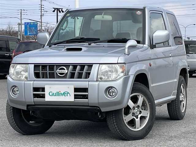 日産 キックス RX 道央・札幌 2008(平20)年 5.5万km クールシルバー ４WD/純正ディーラーOPナビ/AM/FM/CD/ワンセグ/バックカメラ/トランスファレバー/D席シートヒーター/リモコンキー/ハロゲンヘッドライト/フォグランプ/ヘッドライトレベライザー/電動格納ミラー/フロアマット/スペアキー/社外エンジンスターター