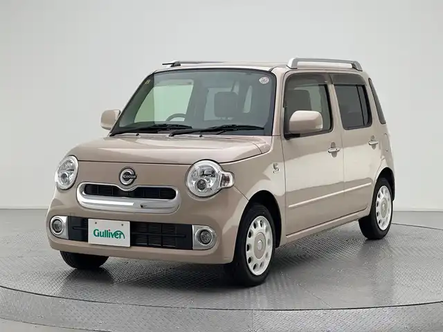 ダイハツ ミラ ココア プラスX 兵庫県 2014(平26)年 4.9万km ココアベージュマイカメタリック 社外メモリナビ　/ＣＤ／ＤＶＤ／ＳＤ／Ｂｌｕｅｔｏｏｔｈ／ワンセグ　/純正フロアマット　/ドアバイザー　/ｅｃｏＩＤＬＥ　/ルーフレール　/ＬＥＤＨライト　/ＬＥＤフォグ　/スペアキー　/ベンチシート　/ＡＡＣ