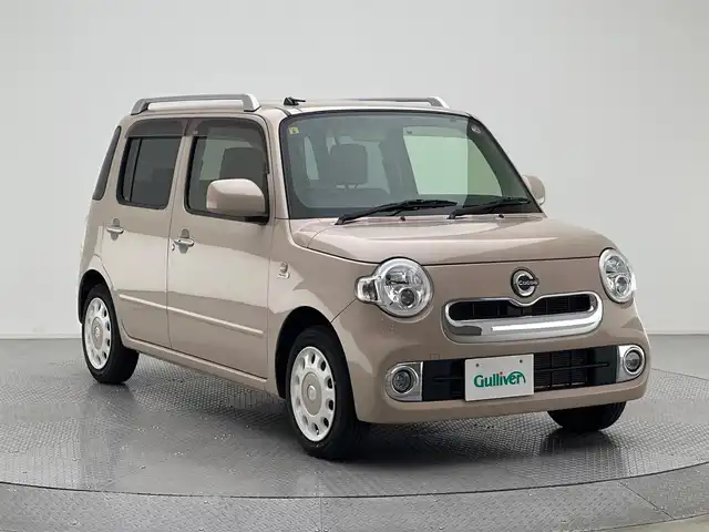 ダイハツ ミラ ココア プラスX 兵庫県 2014(平26)年 4.9万km ココアベージュマイカメタリック 社外メモリナビ　/ＣＤ／ＤＶＤ／ＳＤ／Ｂｌｕｅｔｏｏｔｈ／ワンセグ　/純正フロアマット　/ドアバイザー　/ｅｃｏＩＤＬＥ　/ルーフレール　/ＬＥＤＨライト　/ＬＥＤフォグ　/スペアキー　/ベンチシート　/ＡＡＣ