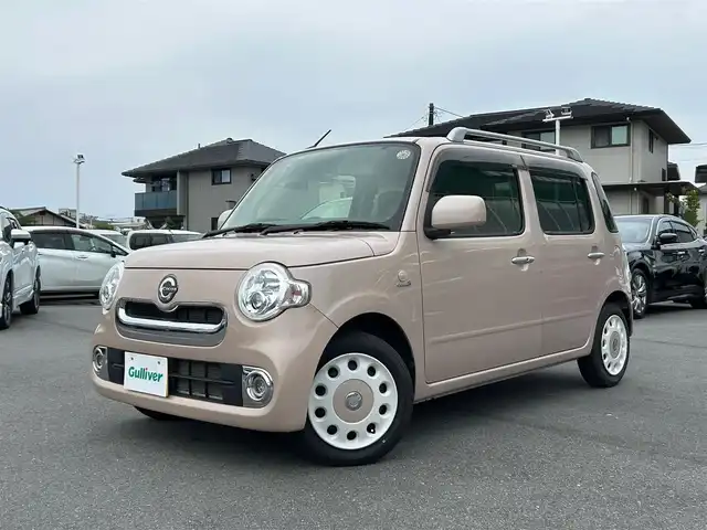 ダイハツ ミラ ココア プラスX 静岡県 2014(平26)年 4.9万km ココアベージュマイカメタリック 保証書/取扱説明書/記録簿/パワーステアリング/パワーウィンドウ/アイドリングストップ/リモコンキー/オートエアコン/7インチメモリナビ（CD.DVD.BT.ワンセグ）/ベンチシート/ルーフレール/ABS/LEDライト/Wエアバック