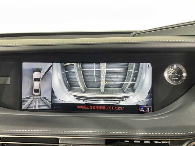 レクサス ＬＳ 500h Fスポーツ 福岡県 2018(平30)年 1.8万km ホワイトノーヴァガラスフレーク 純正メモリナビ（フルセグTV/DVD/CD/BT）全方位モニターレクサスセーフティドラレコ赤革シート3眼LEDサンルーフコーナーセンサーレーダークルコンBSMデジタルインナーミラーLEDヘッドライト