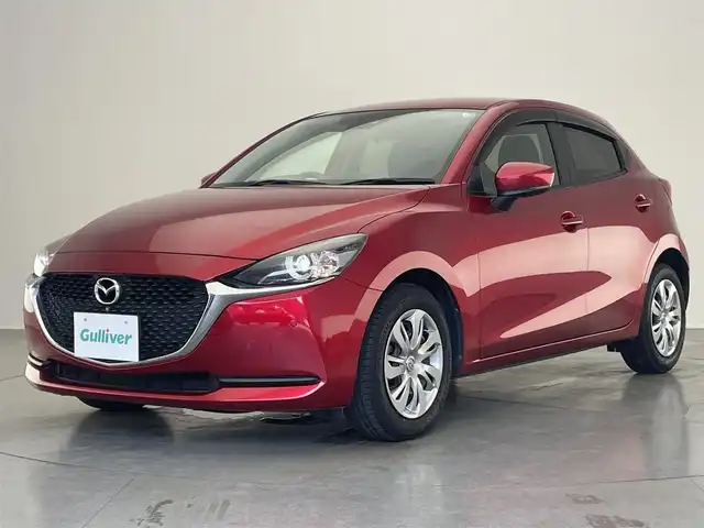 マツダ マツダ２ 15S スマートエディション 愛知県 2020(令2)年 0.9万km ソウルレッドクリスタルM 純正ナビ　フルセグＴＶ　Ｂｌｕｅｔｏｏｔｈ　全方位カメラ　アイアクティブセンス　衝突軽減　ＢＳＭ　誤発進抑制　ＨＩＤヘッドライト　前後コーナーセンサー　ＥＴＣ　プッシュスタート　スマートキー　禁煙車
