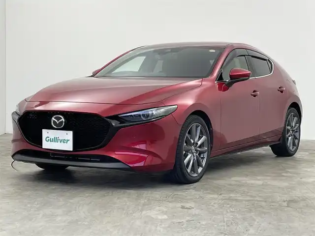 マツダ マツダ３ファストバック 20S プロアクティブ ツーリングS 群馬県 2021(令3)年 2.5万km ソウルレッドクリスタルM マツダコネクトナビ　３６０度モニター　レーダークルーズコントロール　ＬＥＤライト　ＡＨＢ　パワーシート　純正１８インチＡＷ　ステアリングリモコン　ドライブレコーダー　ＥＴＣ　スマートキー　横滑り防止