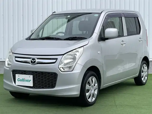 マツダ フレア XG 香川県 2013(平25)年 5.8万km シルキーシルバーメタリック 純正CDデッキ/AUX接続/盗難防止装置/前方ドライブレコーダー/アイドリングストップ/ベンチシート/フルフラットシート/リモコンキー/スペアキー1本/ドアバイザー/パワーウィンドウ/パワーステアリング/ダブルエアバッグ/ハロゲンヘッドライト/ABS/AAC