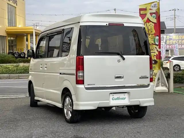 スズキ エブリィ ワゴン PZターボ スペシャル 茨城県 2008(平20)年 14.7万km パールホワイト ワンオーナー/CDチューナー/【PLLSYNTHESIZED FM/AMTUNERCD/MDCOMBI】/純正アルミホイール/両側パワースライドドア/オートステップ/シートヒーター/レーダー探知機（ZERO222V）/新車時保証書/取扱説明書