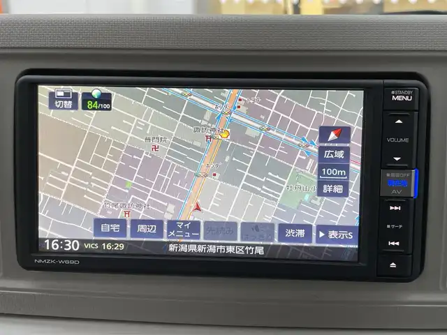 ダイハツ ミラ トコット X SA Ⅲ 新潟県 2018(平30)年 2.7万km セラミックグリーンM ワンオーナー/４WD/純正ホイール夏タイヤ装着/社外ホイールスタッドレスタイヤ車載/メモリナビ/ワンセグテレビ/バックカメラ/アイドリングストップ/ドアバイザー/プッシュスタート/コーナーセンサー/純正フロアマット/Bluetooth/スペアキー1個