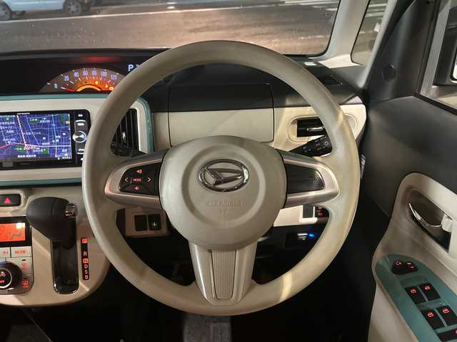 ダイハツ ムーヴ キャンバス X メイクアップ リミテッド SAⅢ 福島県 2018(平30)年 13.4万km パールホワイトⅢ/ファインミントメタリック 2トーン ワンオーナー車/社外ＳＤナビ/・フルセグＴＶ/・Ｂｔ/・ＤＩＳＣ（ＣＤ＆ＤＶＤ）/・ＦＭ＆ＡＭ/全方位カメラ/両側パワースライドドア/社外フロアマット/社外ＥＴＣ/レザーシートカバー/コーナーセンサー（後方のみ）/オートライト/ハロゲンライト/保証書/取扱説明書/記録簿