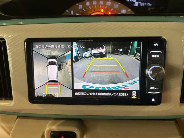 ダイハツ ムーヴ キャンバス X メイクアップ リミテッド SAⅢ 福島県 2018(平30)年 13.4万km パールホワイトⅢ/ファインミントメタリック 2トーン ワンオーナー車/社外ＳＤナビ/・フルセグＴＶ/・Ｂｔ/・ＤＩＳＣ（ＣＤ＆ＤＶＤ）/・ＦＭ＆ＡＭ/全方位カメラ/両側パワースライドドア/社外フロアマット/社外ＥＴＣ/レザーシートカバー/コーナーセンサー（後方のみ）/オートライト/ハロゲンライト/保証書/取扱説明書/記録簿