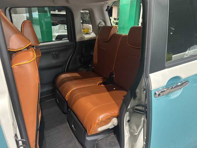 ダイハツ ムーヴ キャンバス X メイクアップ リミテッド SAⅢ 福島県 2018(平30)年 13.4万km パールホワイトⅢ/ファインミントメタリック 2トーン ワンオーナー車/社外ＳＤナビ/・フルセグＴＶ/・Ｂｔ/・ＤＩＳＣ（ＣＤ＆ＤＶＤ）/・ＦＭ＆ＡＭ/全方位カメラ/両側パワースライドドア/社外フロアマット/社外ＥＴＣ/レザーシートカバー/コーナーセンサー（後方のみ）/オートライト/ハロゲンライト/保証書/取扱説明書/記録簿