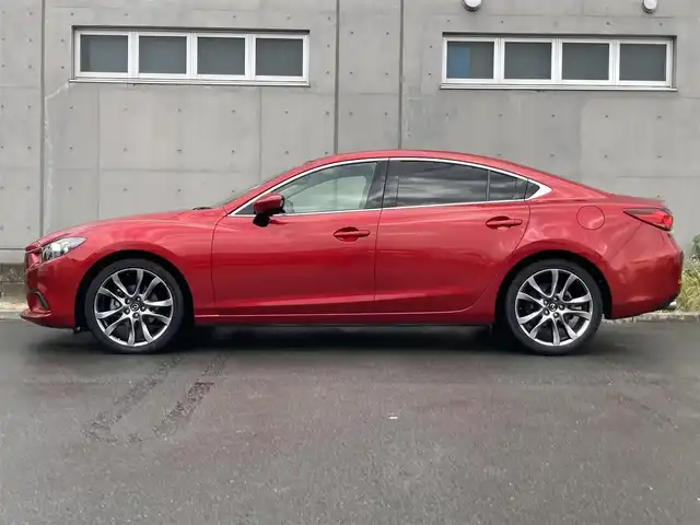 マツダ アテンザ セダン XD Lパッケージ 静岡県 2014(平26)年 5.2万km ソウルレッドプレミアムメタリック スマートシティブレーキサポート/純正SDナビ(C9M4)/　AM FM CD DVD Bluetooth SD/フルセグTV/ETC/バックモニター/レーダークルーズコントロール/パワーシート(前席)/シートヒーター(前席)/HIDオートヘッドランプ/純正19インチアルミホイール/パーキングアシスト/パドルシフト/ディーゼルターボ/BOSEプレミアムサウンド/ブラックレザーシート